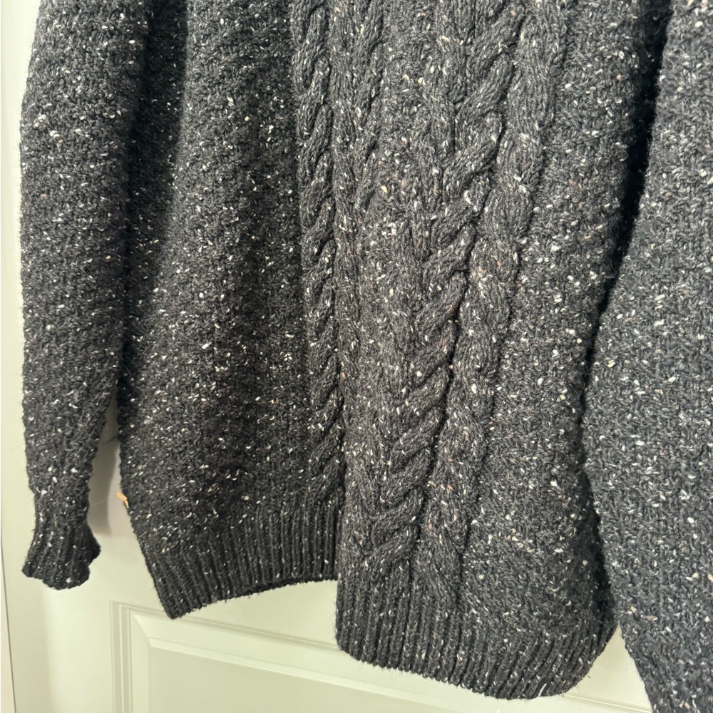 Finisterre Cabet Heavyweight Wool CableKnit Jumper/ fisherman’s Sweater - Picture 6 of 10